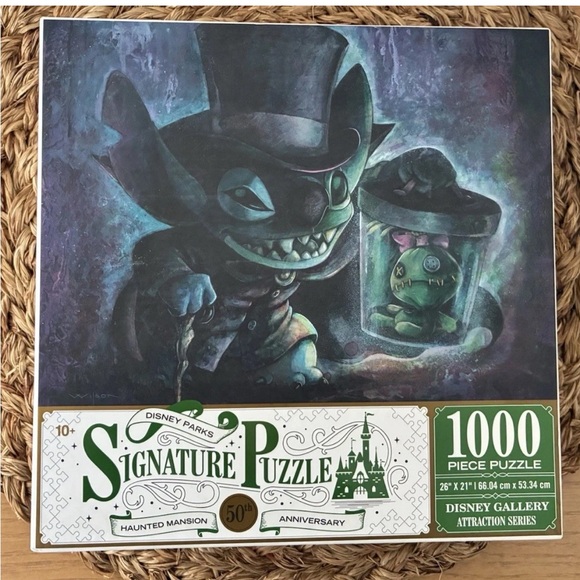 Disney Other - NEW Sealed Disney Parks Haunted Mansion Stitch as Hatbox Ghost 1000 Piece Puzzle